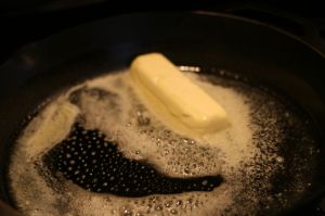 How can Butter be evil when it smiles in the pan?
